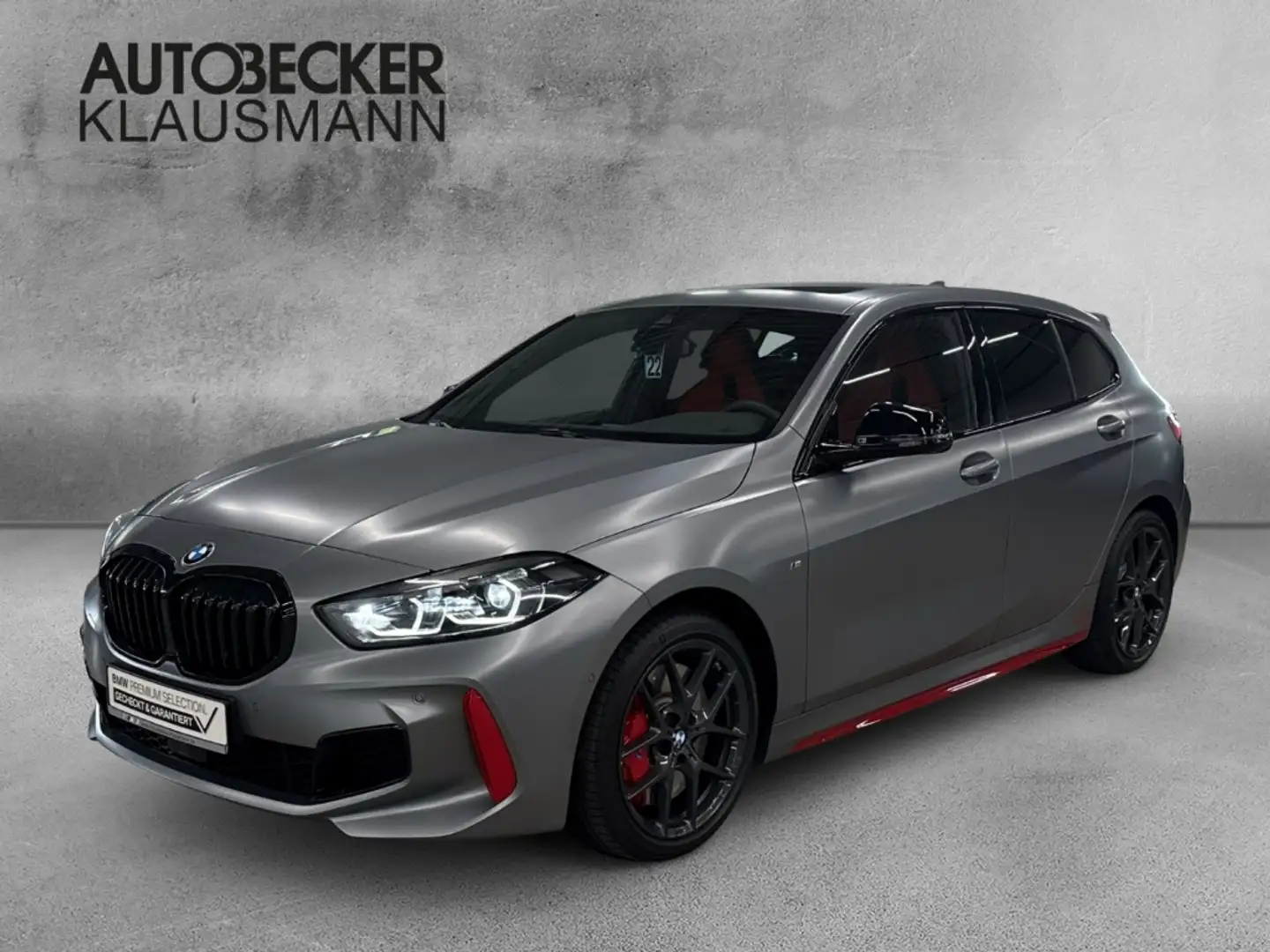 BMW 128 ti M SPORT PRO AUTOMATIK LC PROF LED PDC ACC Grau - 1