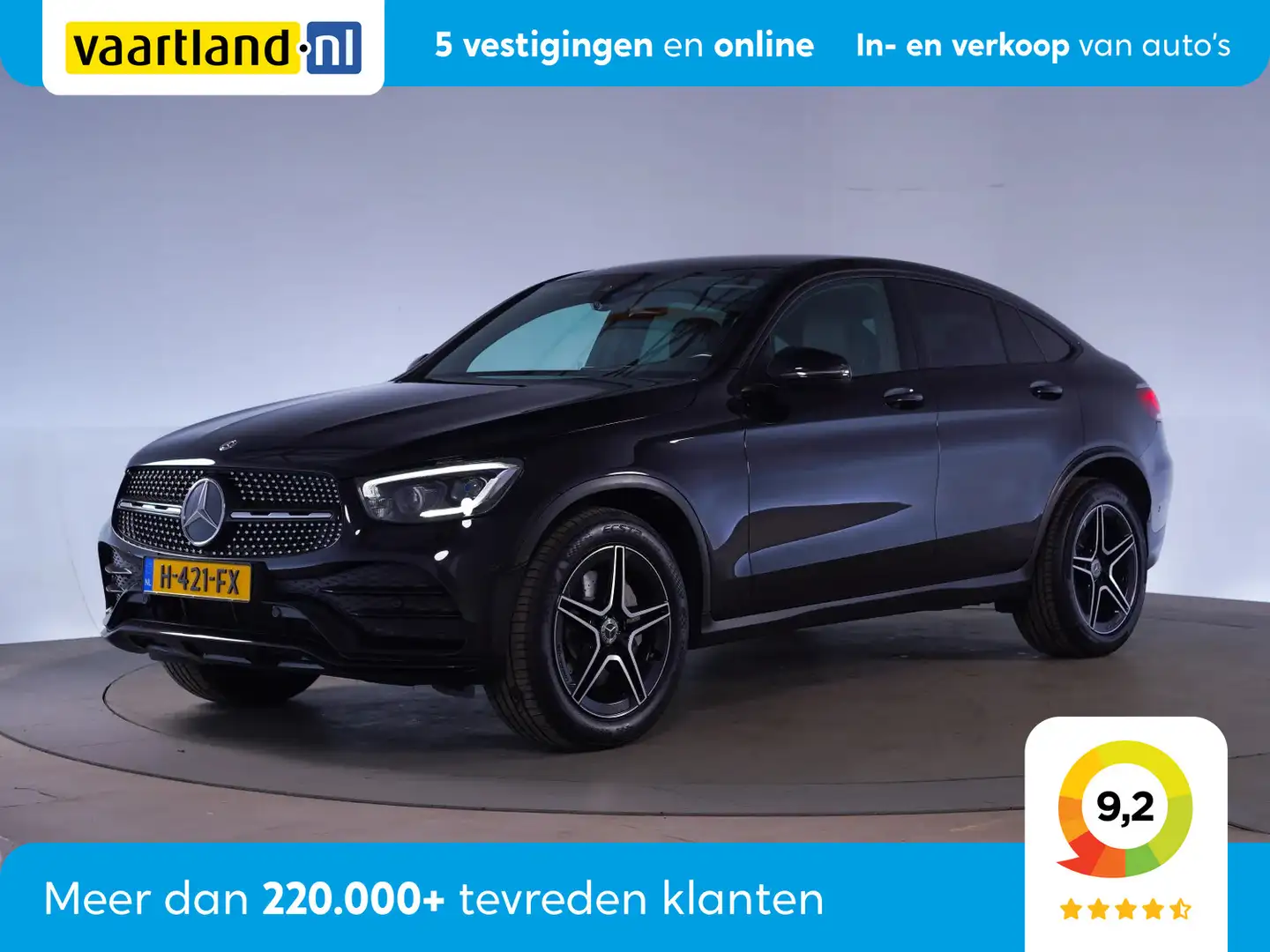 Mercedes-Benz GLC 200 AMG Line Aut. [ Navi Leder Digi-Dash ] Zwart - 1