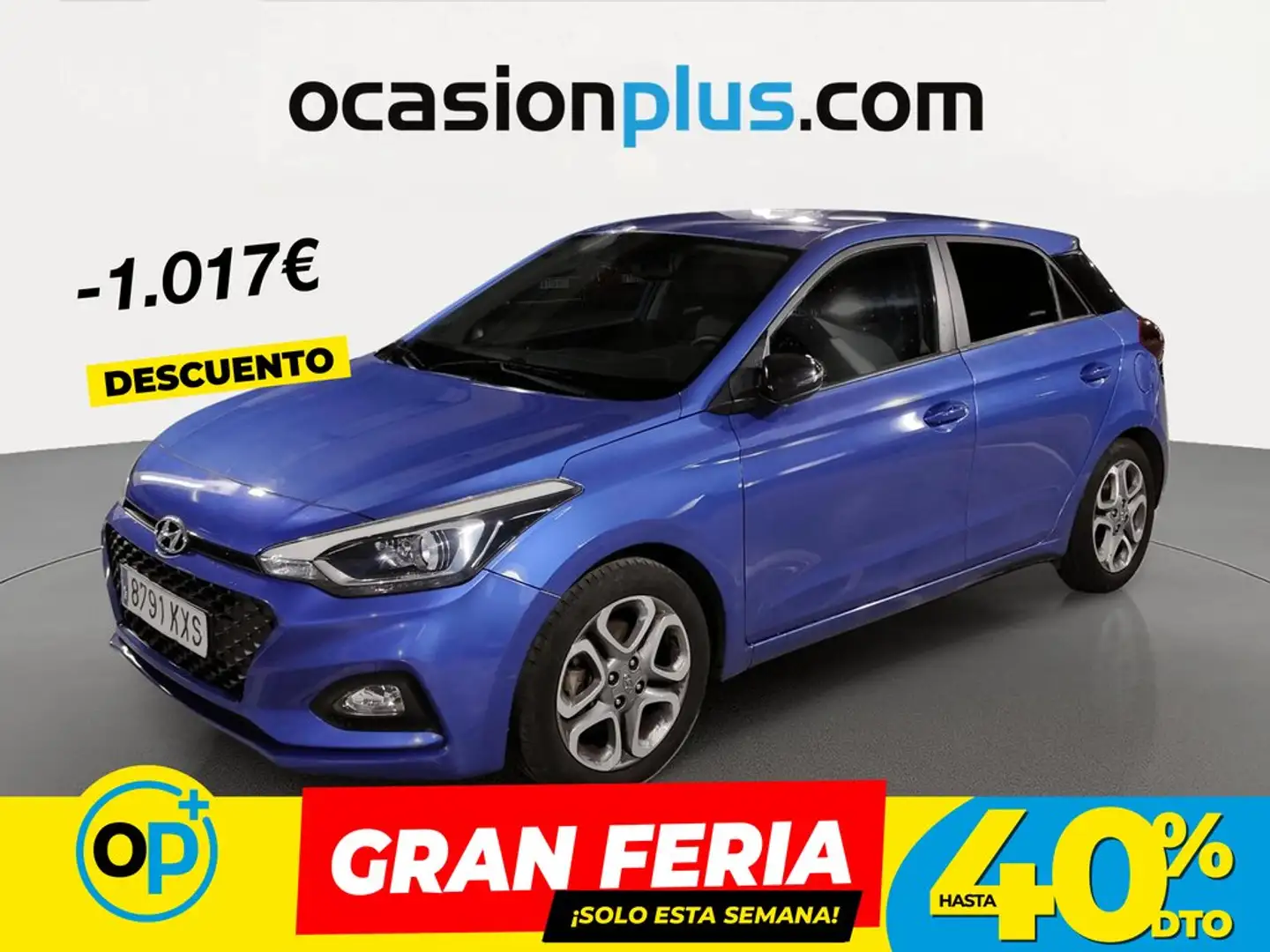 Hyundai i20 1.0 TGDI Tecno 100 Azul - 1