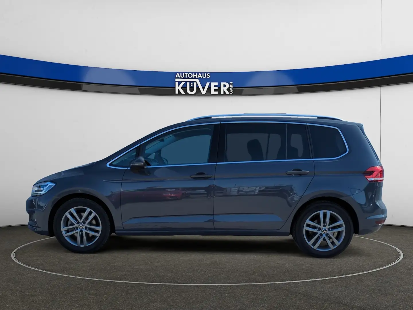 Volkswagen Touran Highline 1,5 TSI DSG Navi+ACC+LED+Shzg. Grau - 2