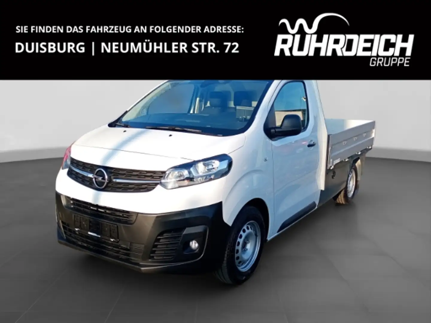 Opel Vivaro Pritsche NAVI Verkehrszeichenerk. Rückfahrk Weiß - 1