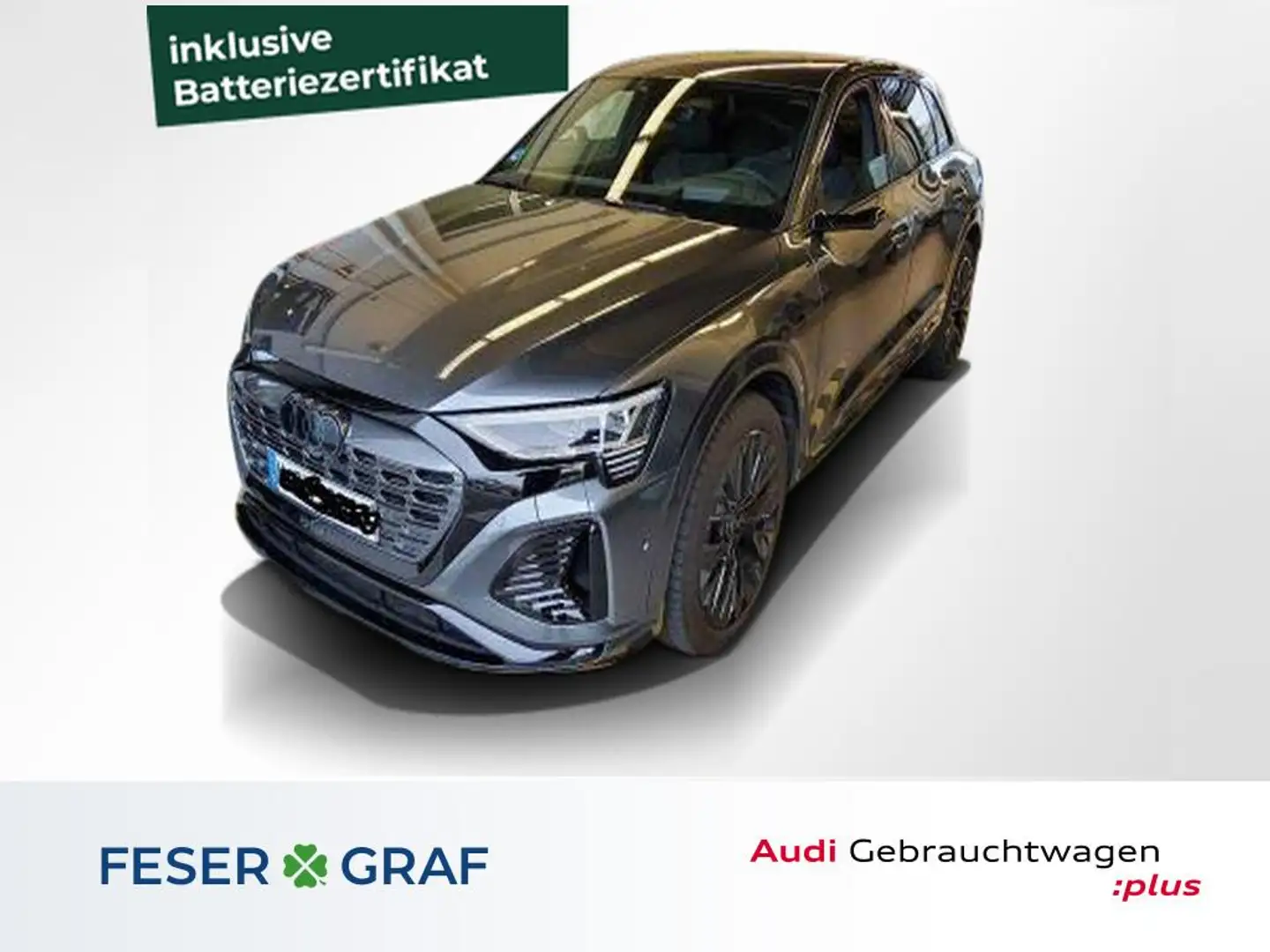 Audi Q8 e-tron 55 S line quattro B&O/ AHK Gris - 1