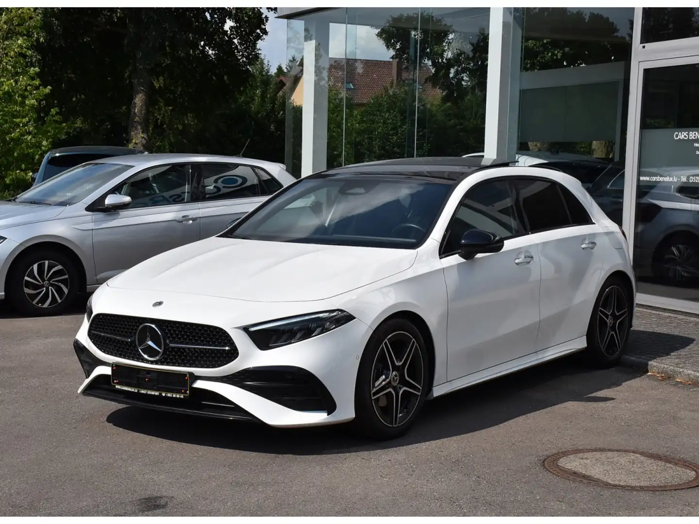 Mercedes-Benz A 200 AMG Line 7G-DCT TO CAM KEYLESS SIDE ATT RMQ NIGHT Blanc - 2