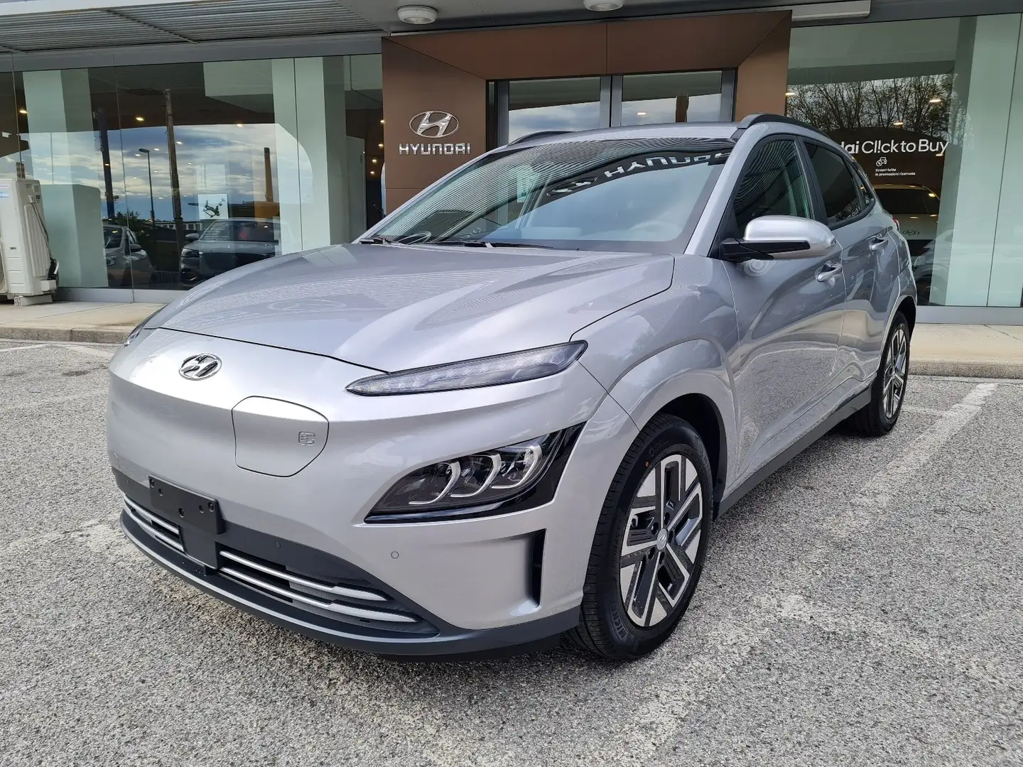 Hyundai KONA 39 kWh Exclusive KM ZERO MAGGIO 2024! Gümüş rengi - 1