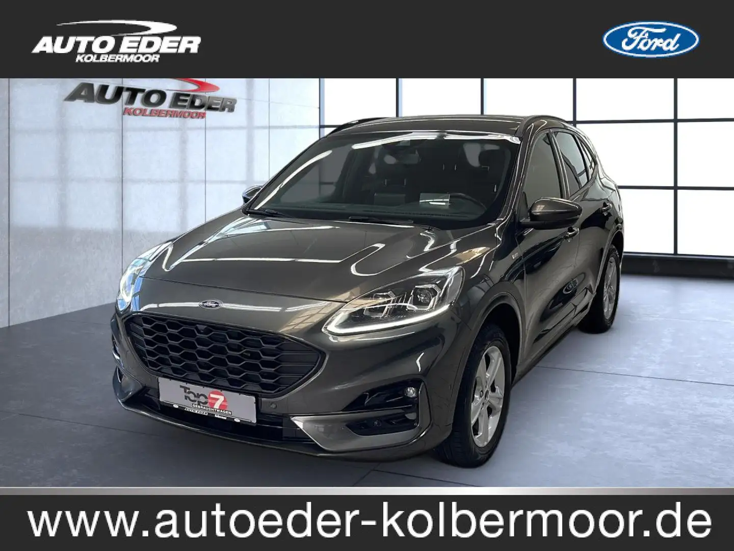 Ford Kuga ST-Line X Bluetooth Head Up Display Navi LED Gris - 1