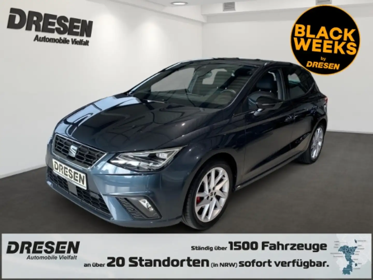 SEAT Ibiza FR 1.0 TSI DSG Navi+Sitzheizung+ Rückfahrkamera Gris - 1