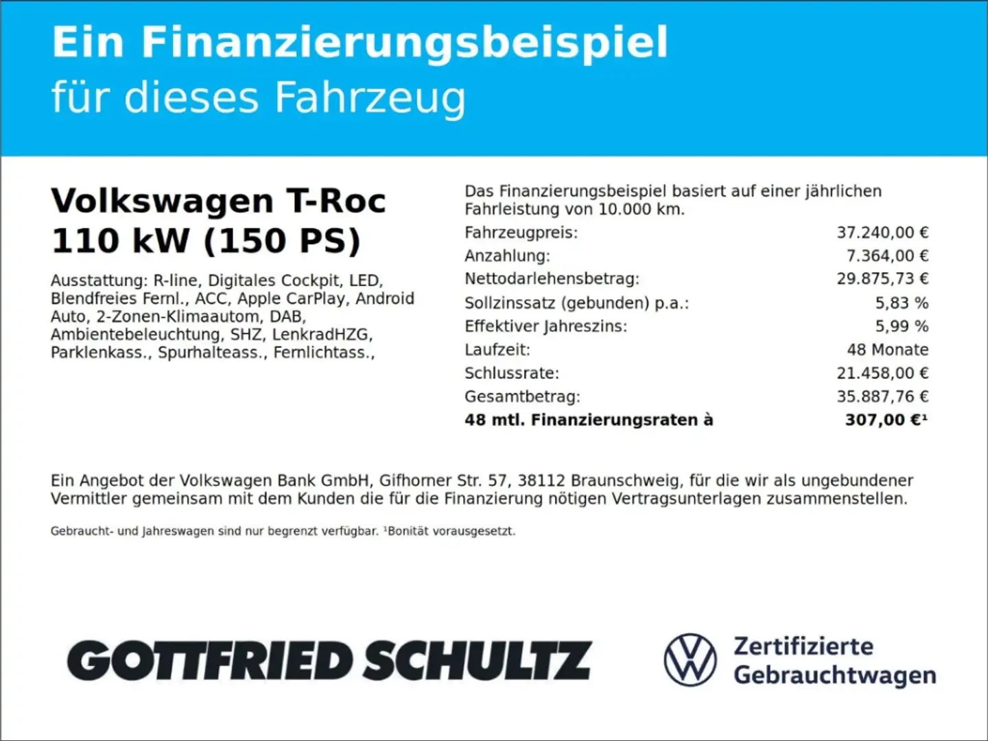 Volkswagen T-Roc Cabriolet R-LINE TSI DSG SITZHEIZUNG EINPARKHILFE Schwarz - 2