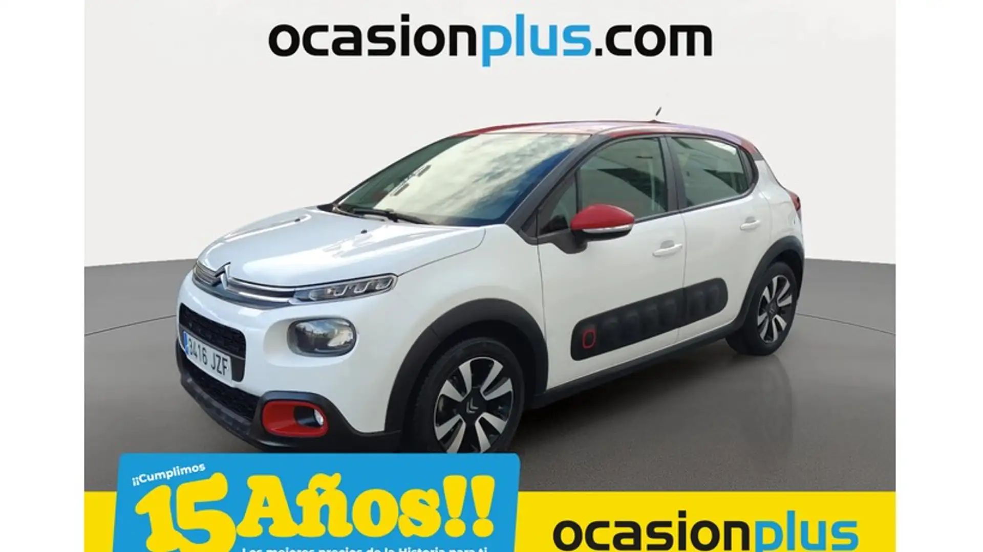 Citroen C3 1.2 PureTech S&S Feel 83 Blanc - 1