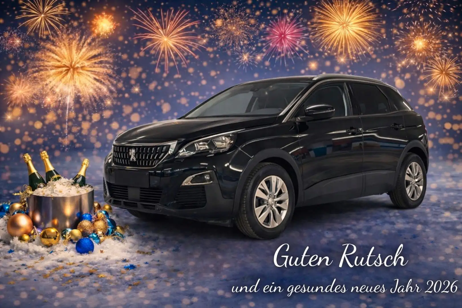 Peugeot 3008 1.6 HDi AUTOMATIK / LÜCKENLOSES SCHECKHEFT Schwarz - 1