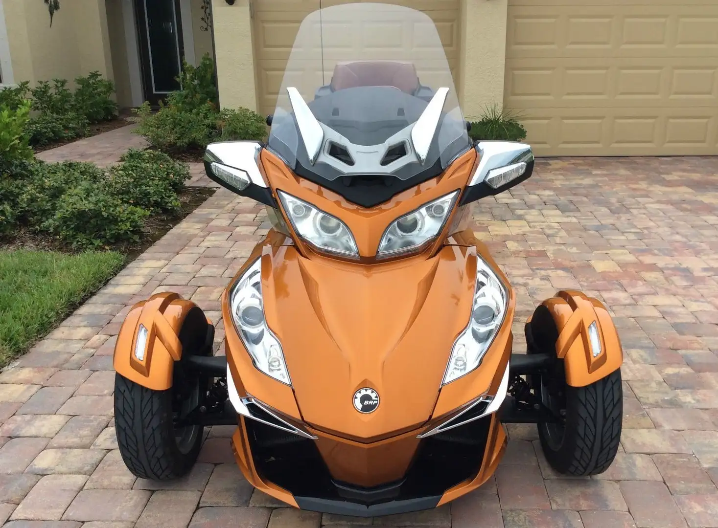 Can-Am Spyder RT SE6 Trike Cognac Vert - 1