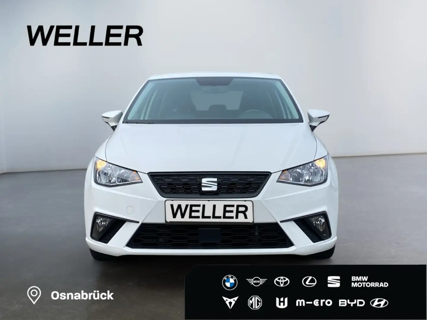 SEAT Ibiza 1.0 TSI Style CarPlay*SHZ*Navi*PDC hi* Weiß - 2