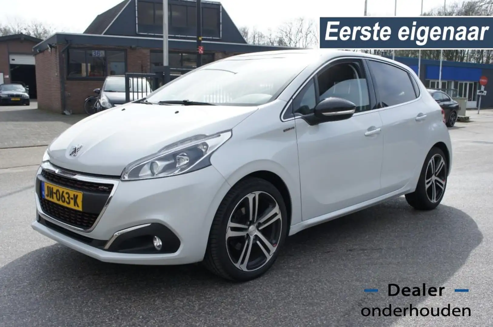 Peugeot 208 1.2 PURETECH GT-LINE 1eEIG DEALER ONDERHOUDEN Blanco - 1