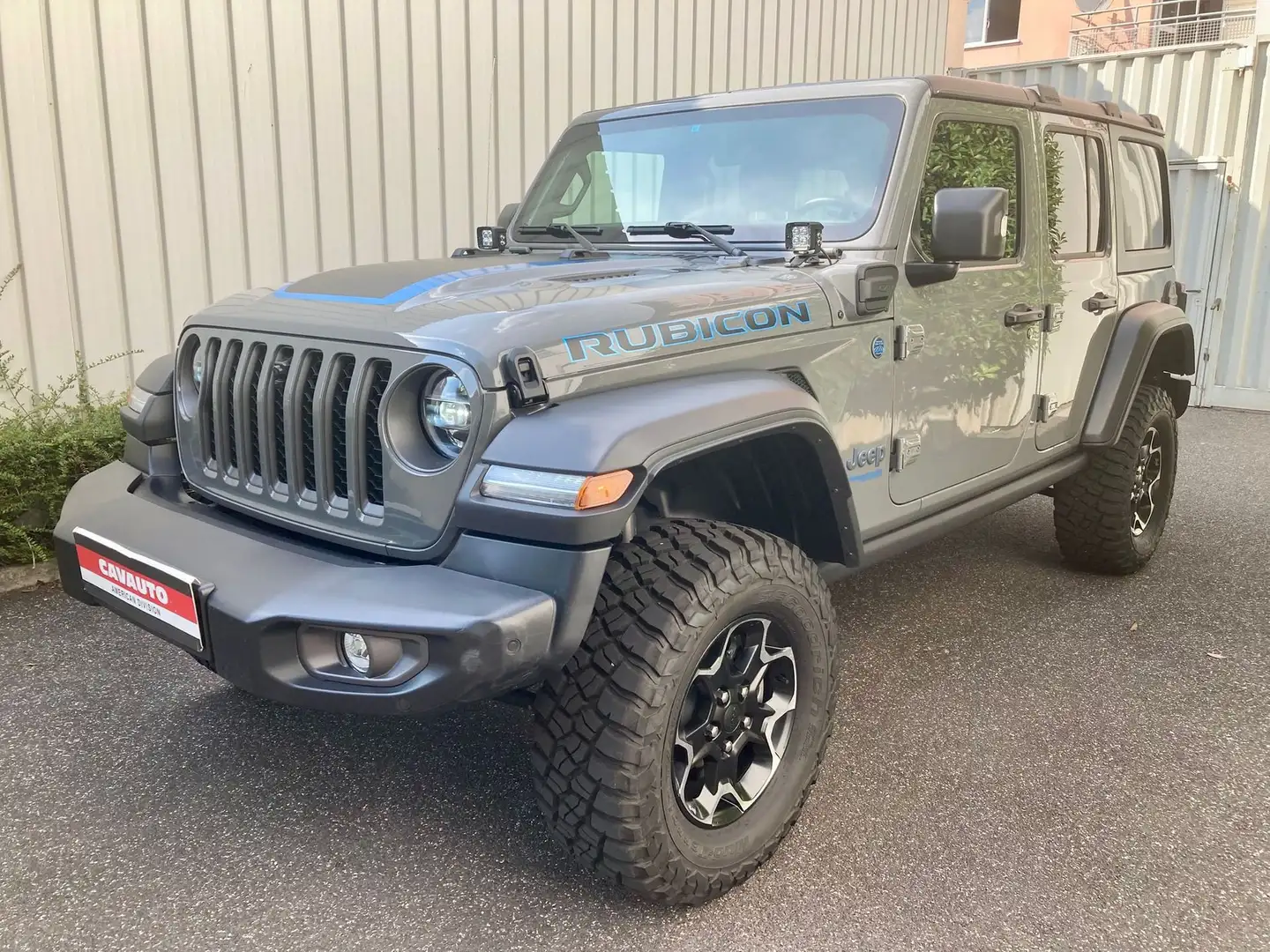 Jeep Wrangler Unlimited 2.0 PHEV ATX 4xe Rubicon - full Grigio - 1