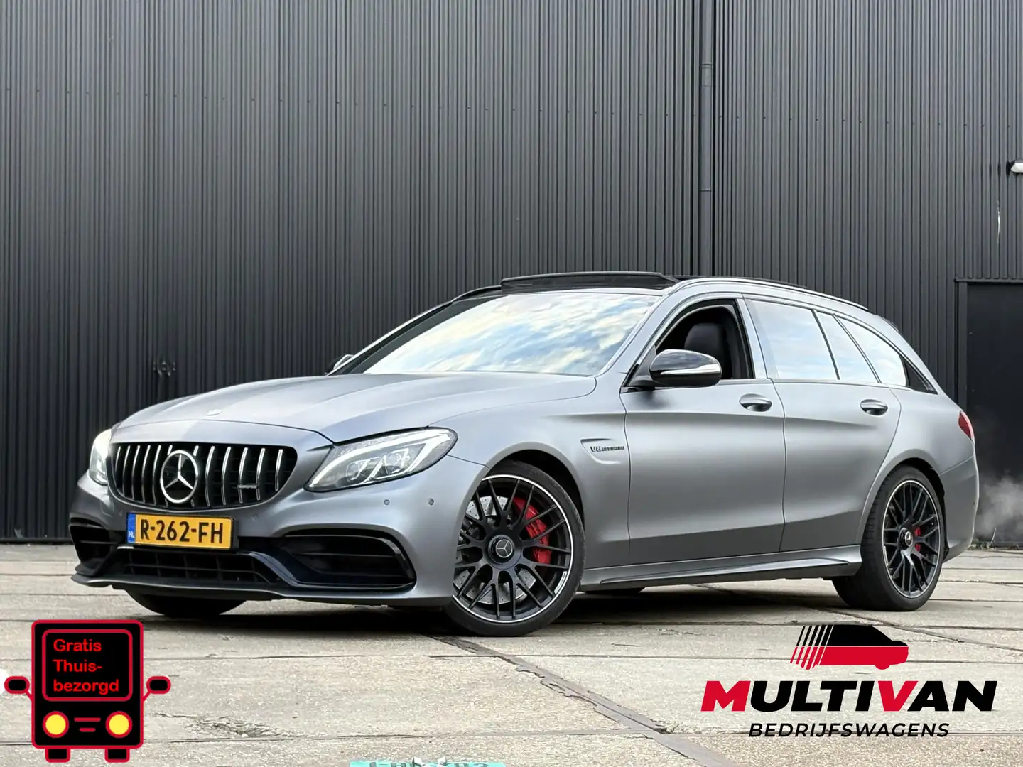 Mercedes-Benz C 63 AMG Estate S PANO | 510PK | SELENIETGRIJS | HUD | ADAP Gris - 1