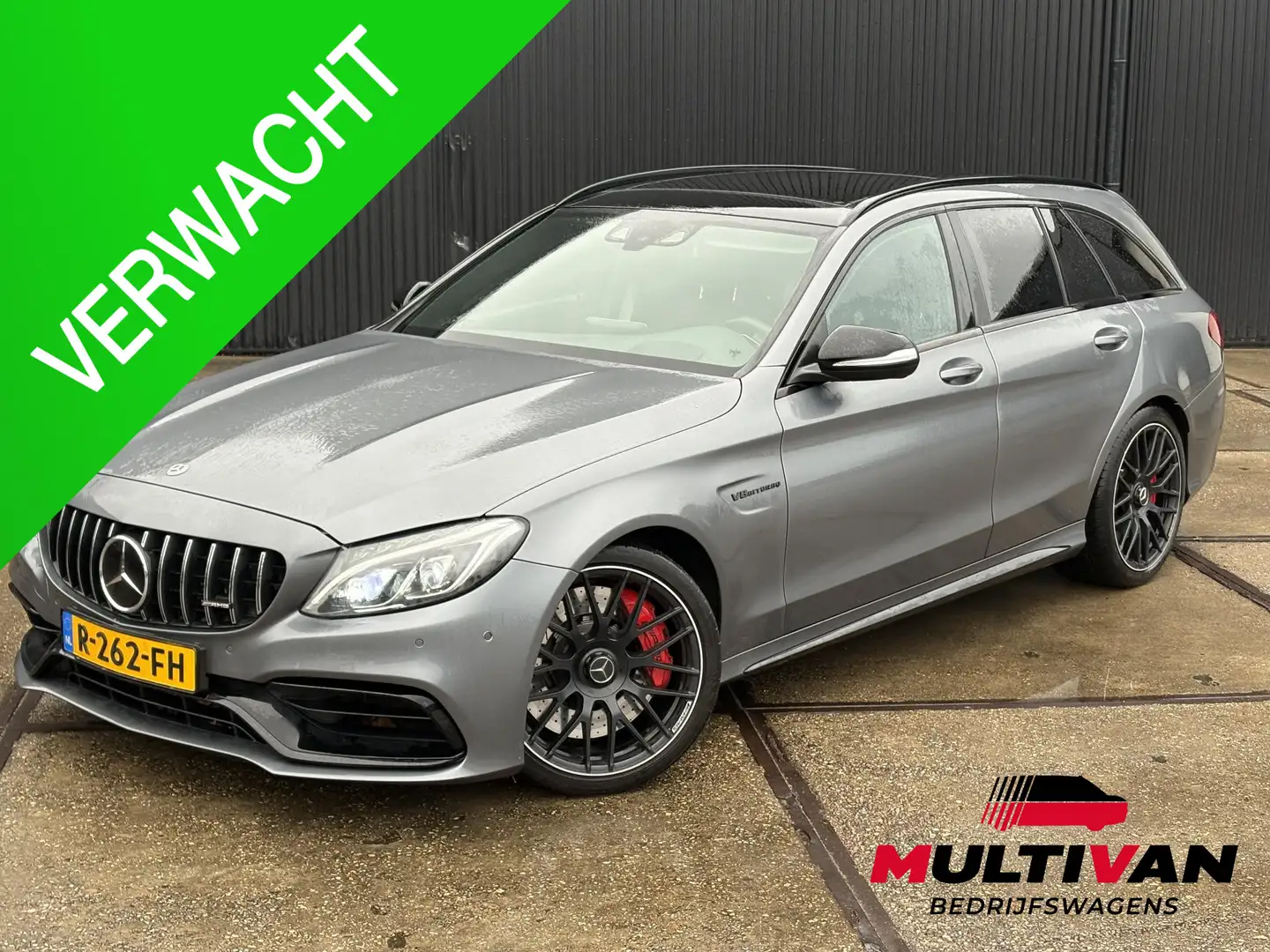 Mercedes-Benz C 63 AMG Estate S PANO | 510PK | SELENIETGRIJS | HUD | ADAP Grijs - 1