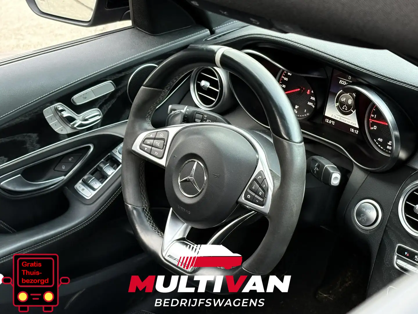 Mercedes-Benz C 63 AMG Estate S PANO | 510PK | SELENIETGRIJS | HUD | ADAP Gris - 2