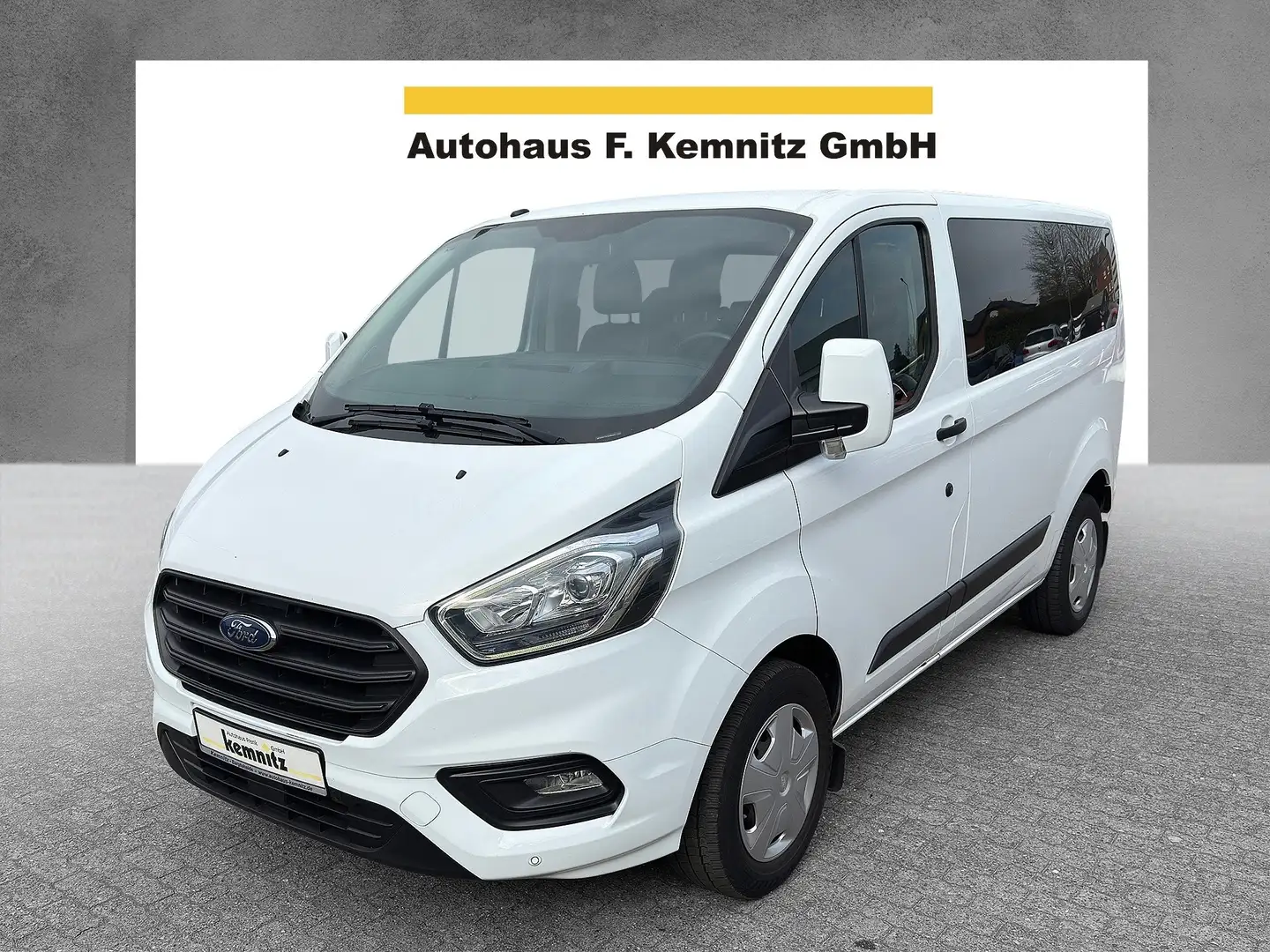 Ford Transit Custom 320 L1 Trend / 9-Sitze, PDC / Frontscheibe bhzb. Weiß - 2