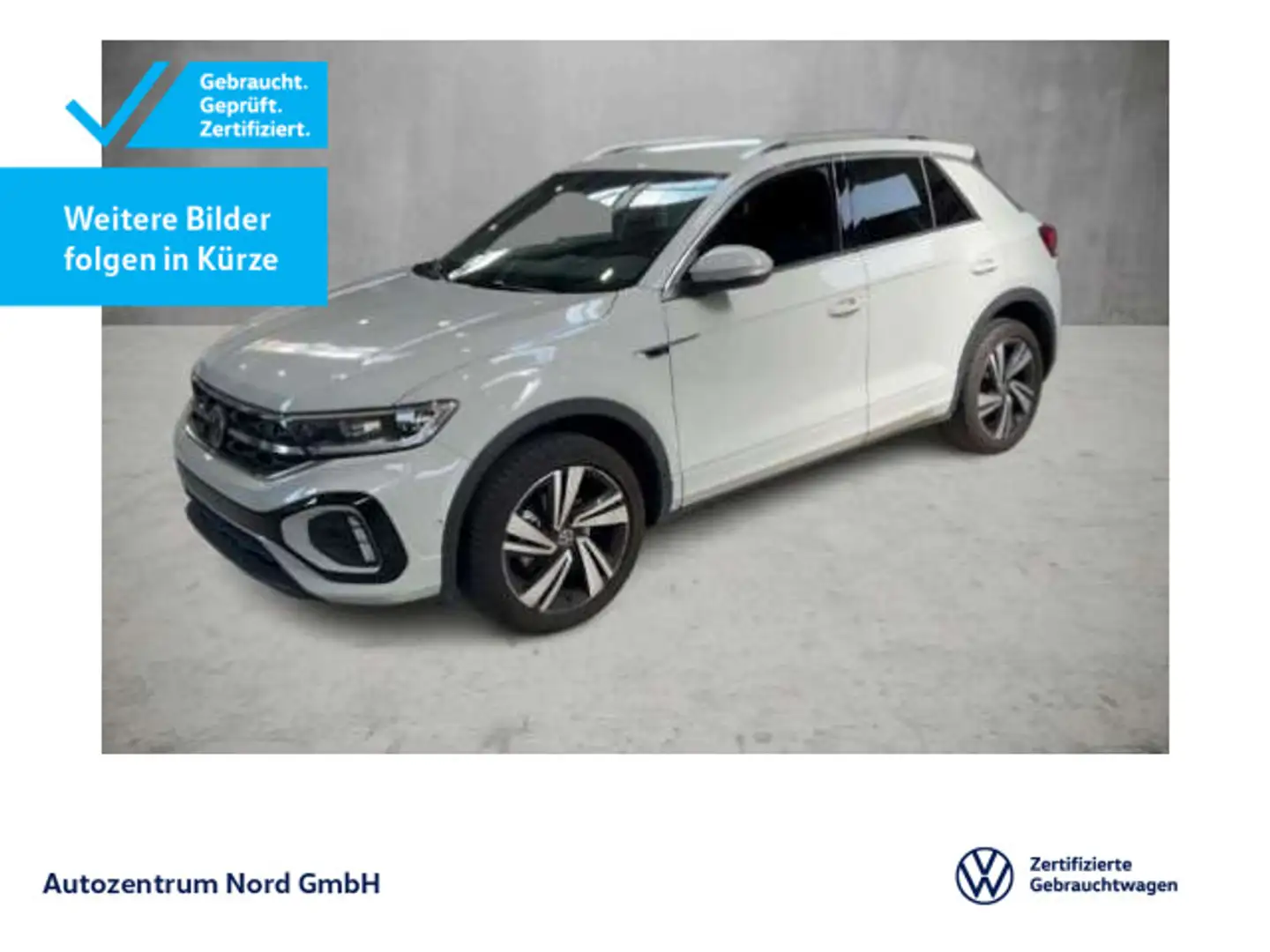 Volkswagen T-Roc 1.5 TSI DSG R-Line LED+ACC+LENKRADHZG+KAM Grau - 1