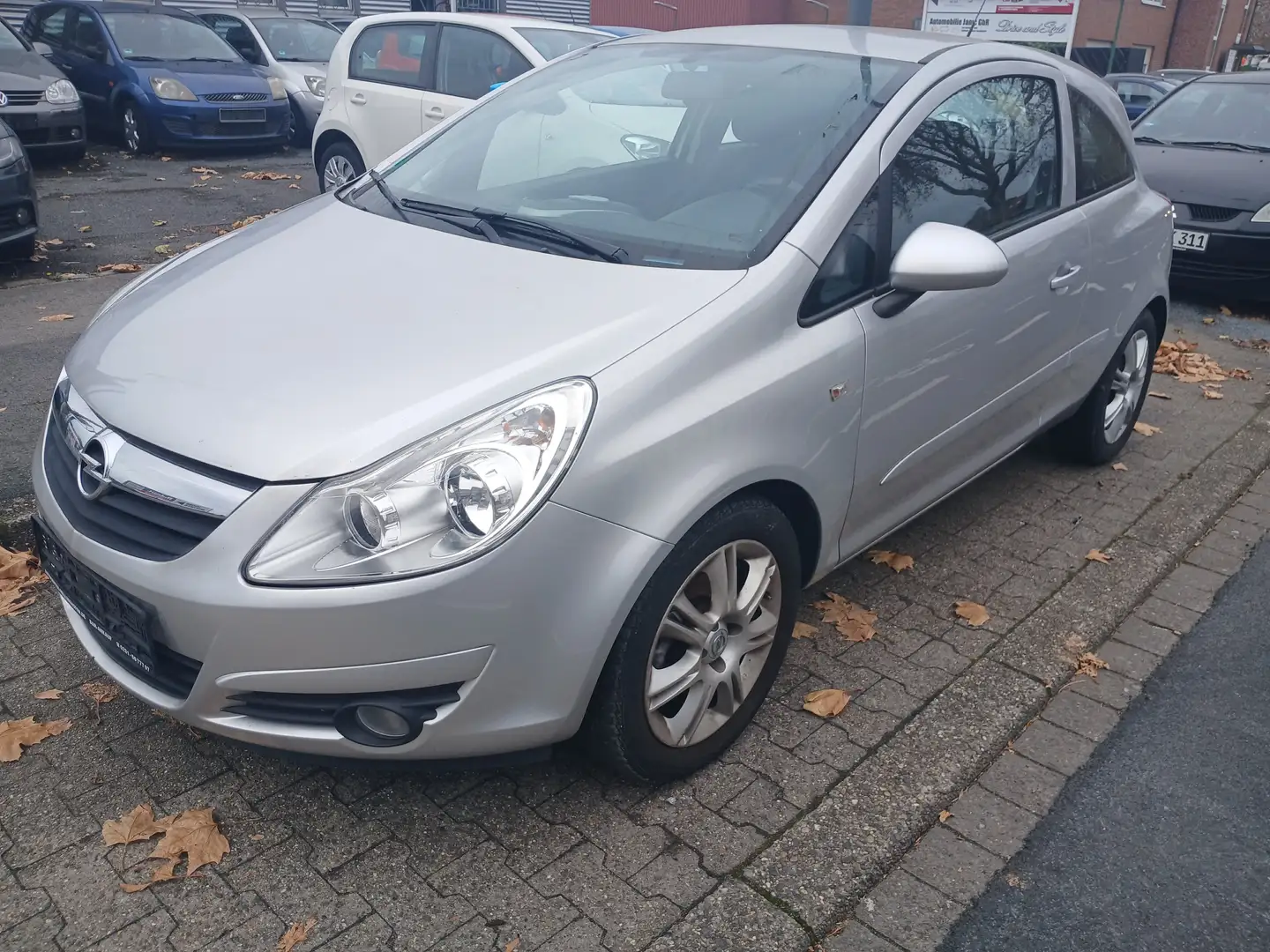 Opel Corsa 1.0 Edition erst 97000km Klima Zilver - 1
