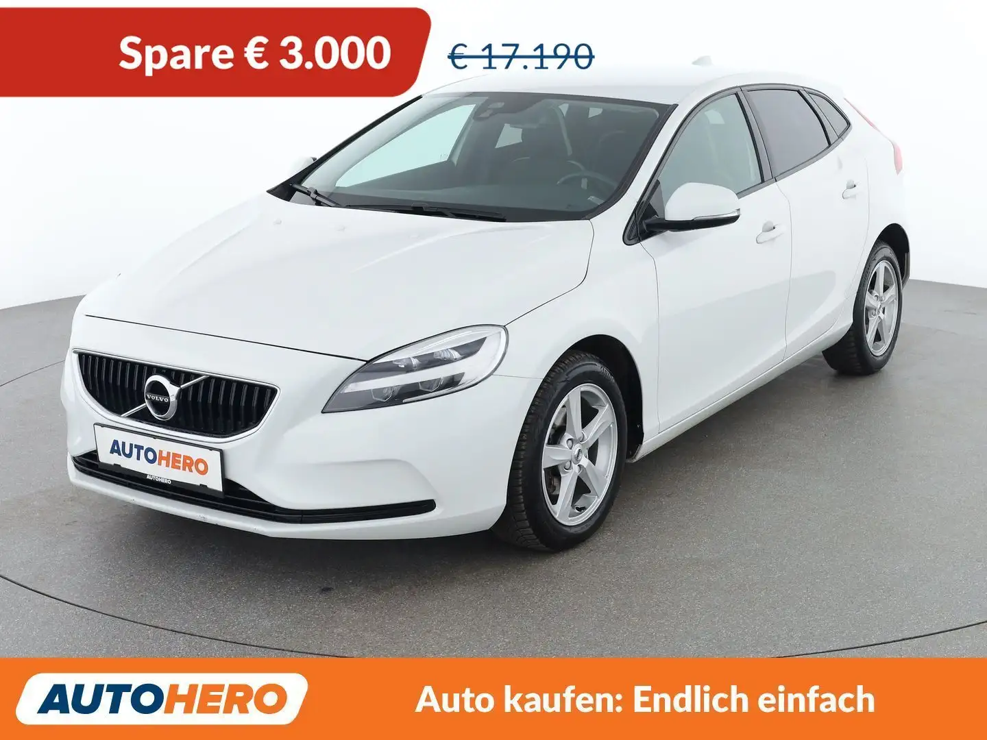 Volvo V40 2.0 D2 Edition Weiß - 1