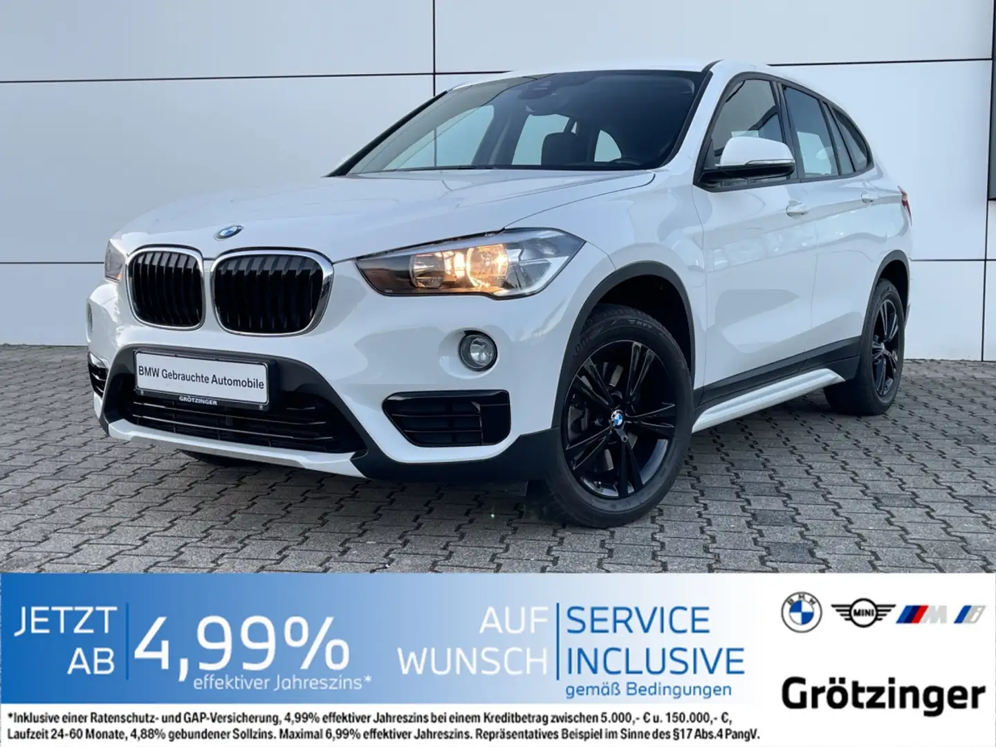 BMW X1 xDrive25i Sport Line RFK+Navi+Tempomat+Klima Wit - 1