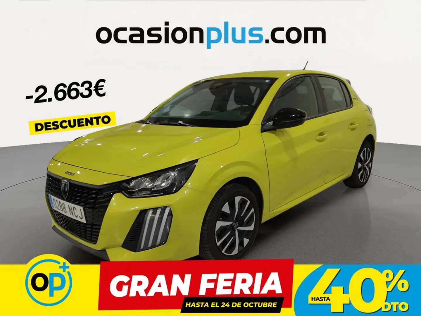 Peugeot 208 1.2 Hybrid Style e-DCS6 110 Amarillo - 1