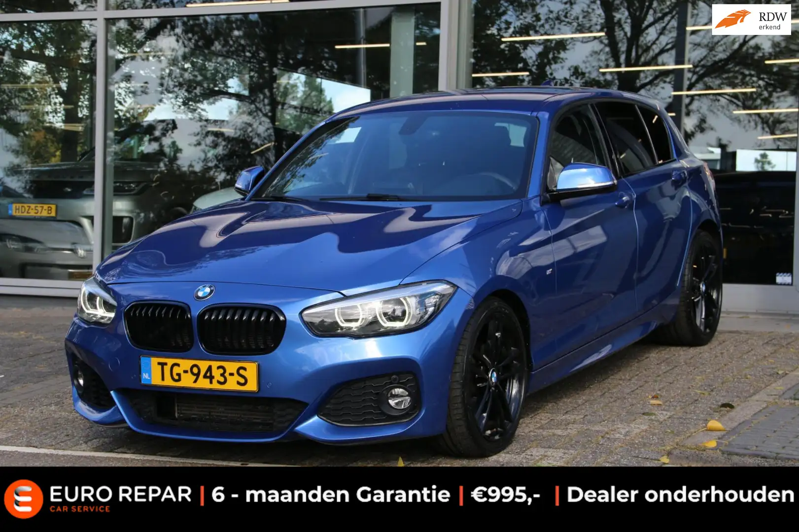 BMW 116 1-serie 116i Corporate Lease High Executive M-PAKK Bleu - 1