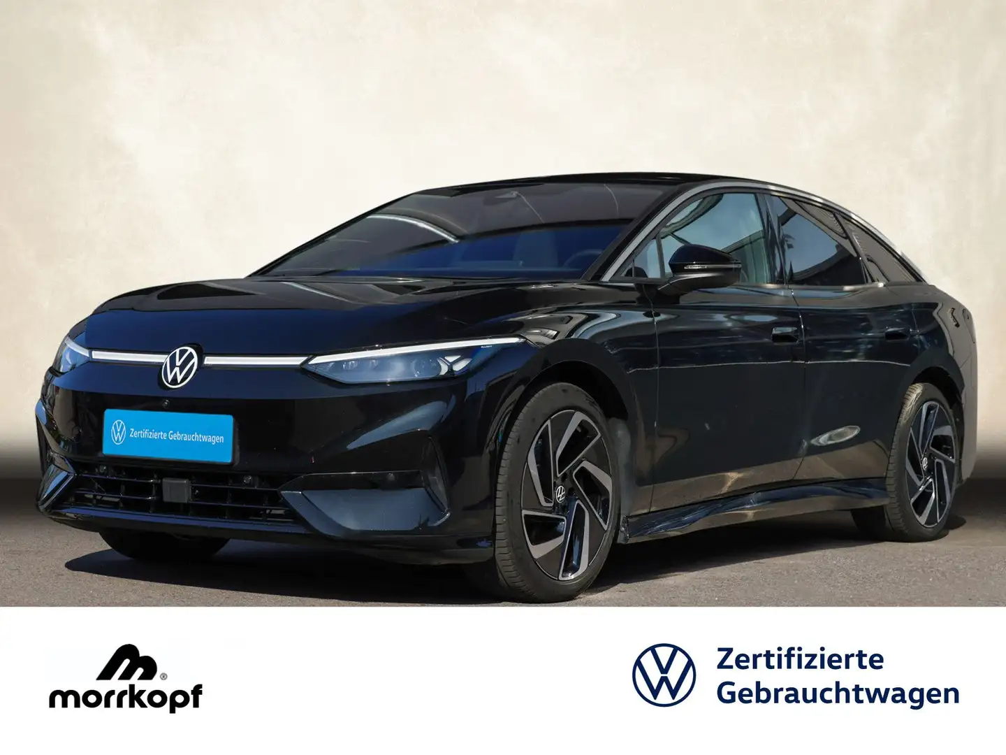 Volkswagen ID.7 PRO+0,99 ZINS+NEU 69.885+ Bluetooth Navi LED Чорний - 2