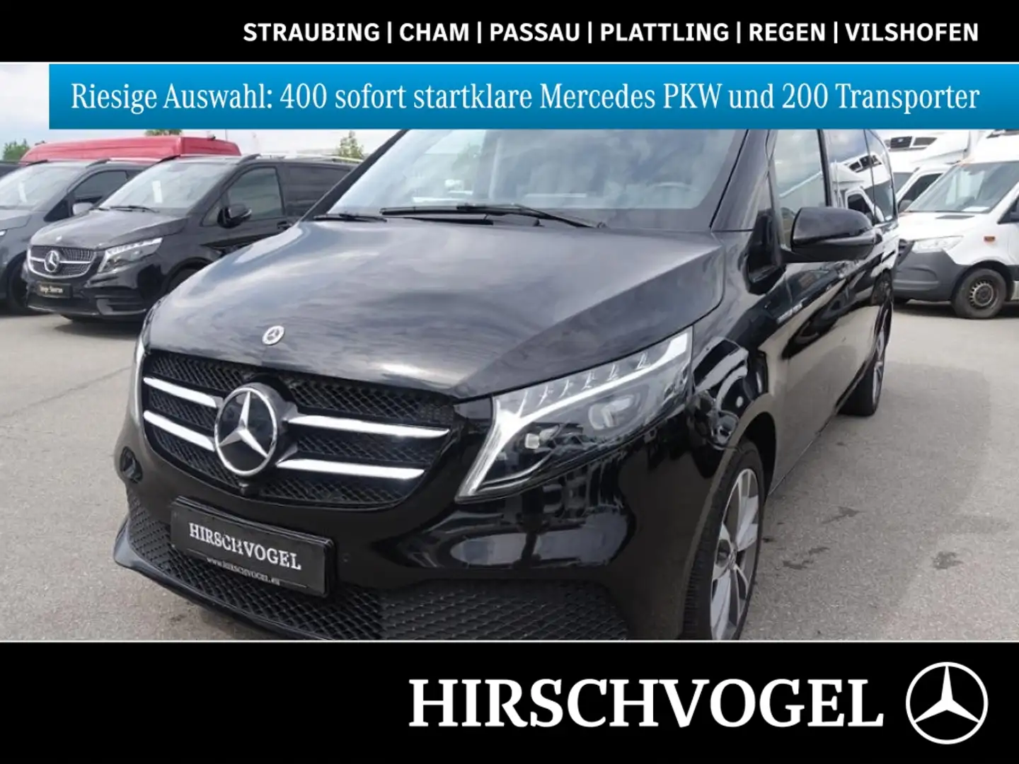 Mercedes-Benz V 300 d AVANTGARDE extralang 8-Sitzer AIRMATIC Schwarz - 1