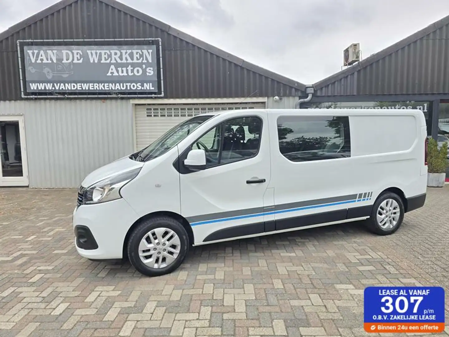 Renault Trafic bestel 1.6 dCi 125pk T29 L2H1 DC Luxe Energy Sport Wit - 1
