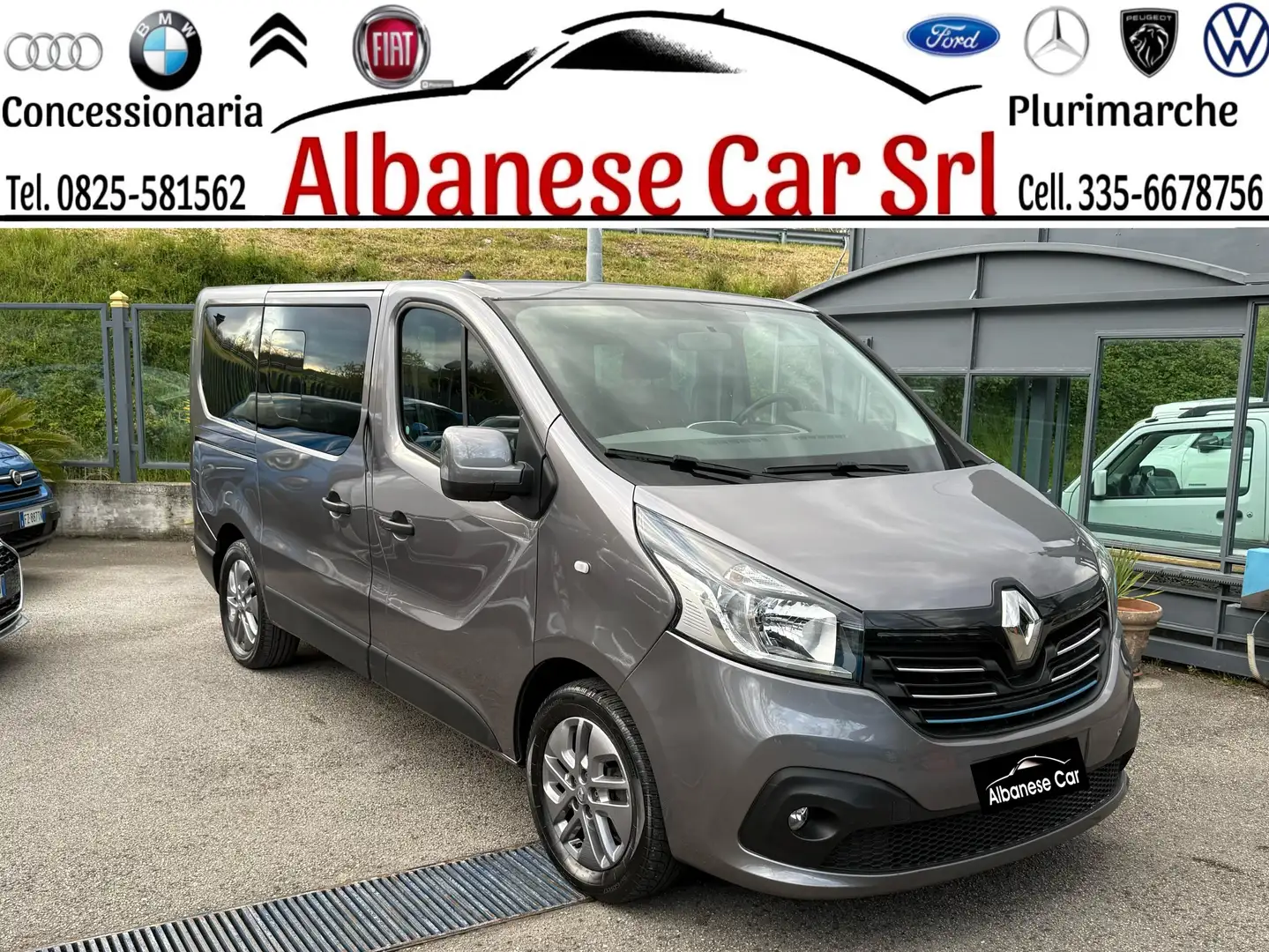 Renault Trafic Renault Trafic T27 1.6 dCi 125CV 9 Posti Intens Grigio - 1