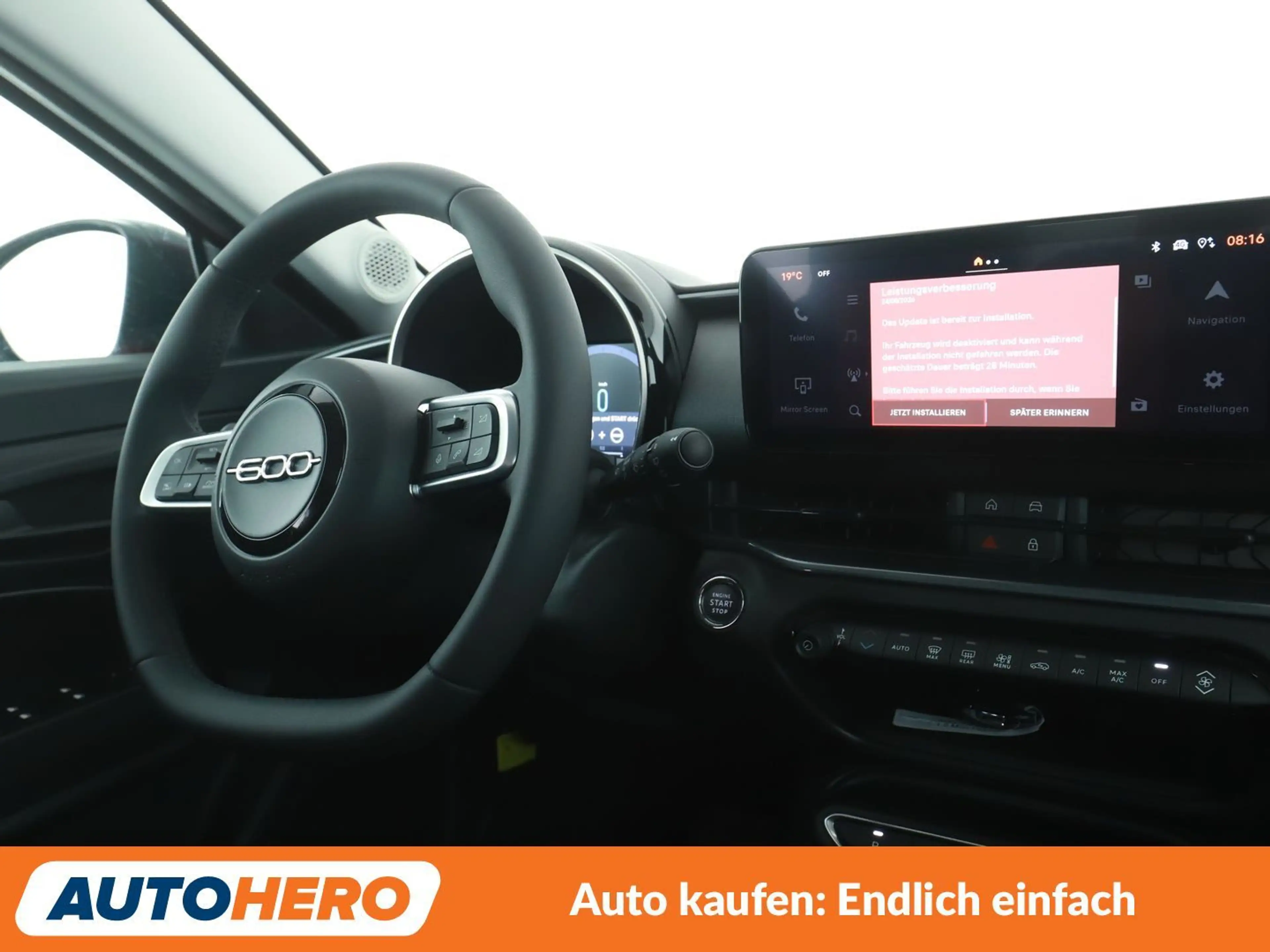 Fiat 600 1.2 Sonderedition Aut.*NAVI*TEMPO*PDC*SHZ* — photo 13
