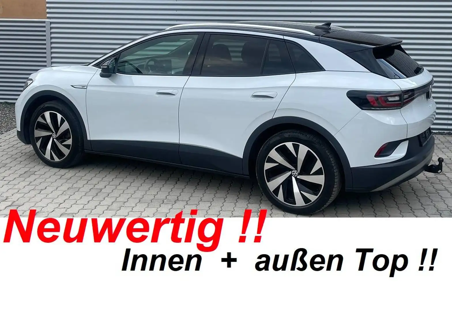 Volkswagen ID.4 Pro Performance 150 kW 1st 82KWh,AHK,Alcantara-2-färbig,20,ACC,Wärmepumpe,Kamera Weiß - 2