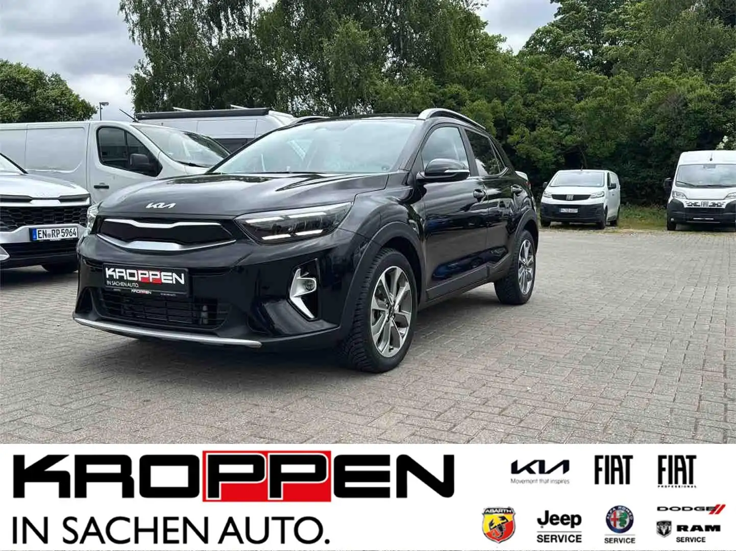 Kia Stonic Spirit DCT7 Navi Kam SHZ LHZ M+S-Allwetter Schwarz - 1