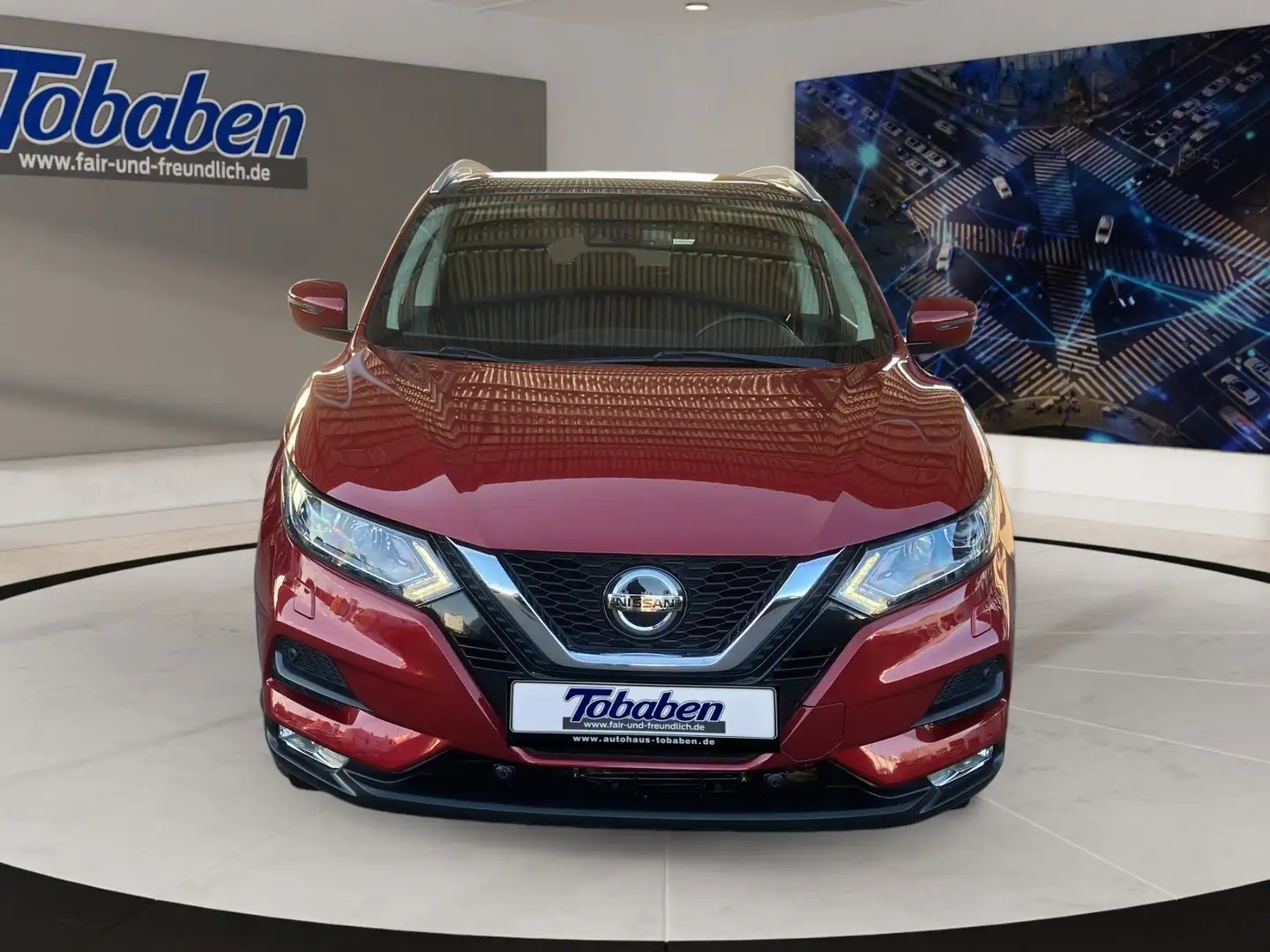 Nissan Qashqai Acenta + Navi + Panorama Rojo - 2