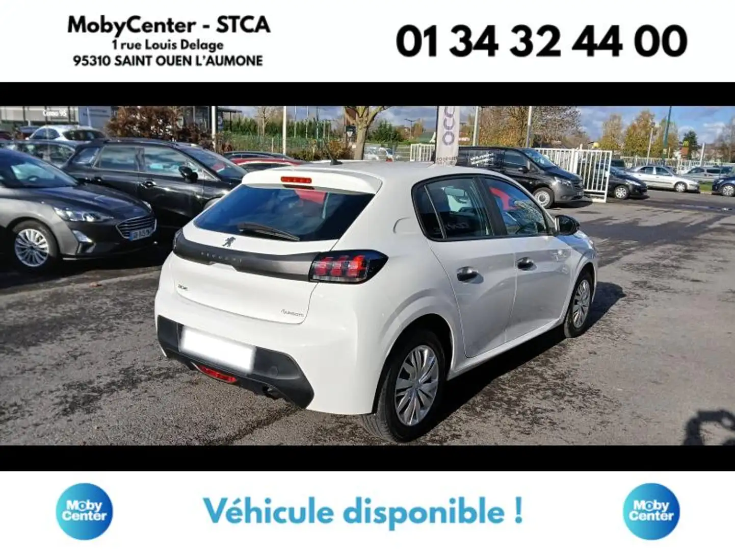 Peugeot 208 1.2 PureTech 75ch S\u0026S Premium Blanc - 2