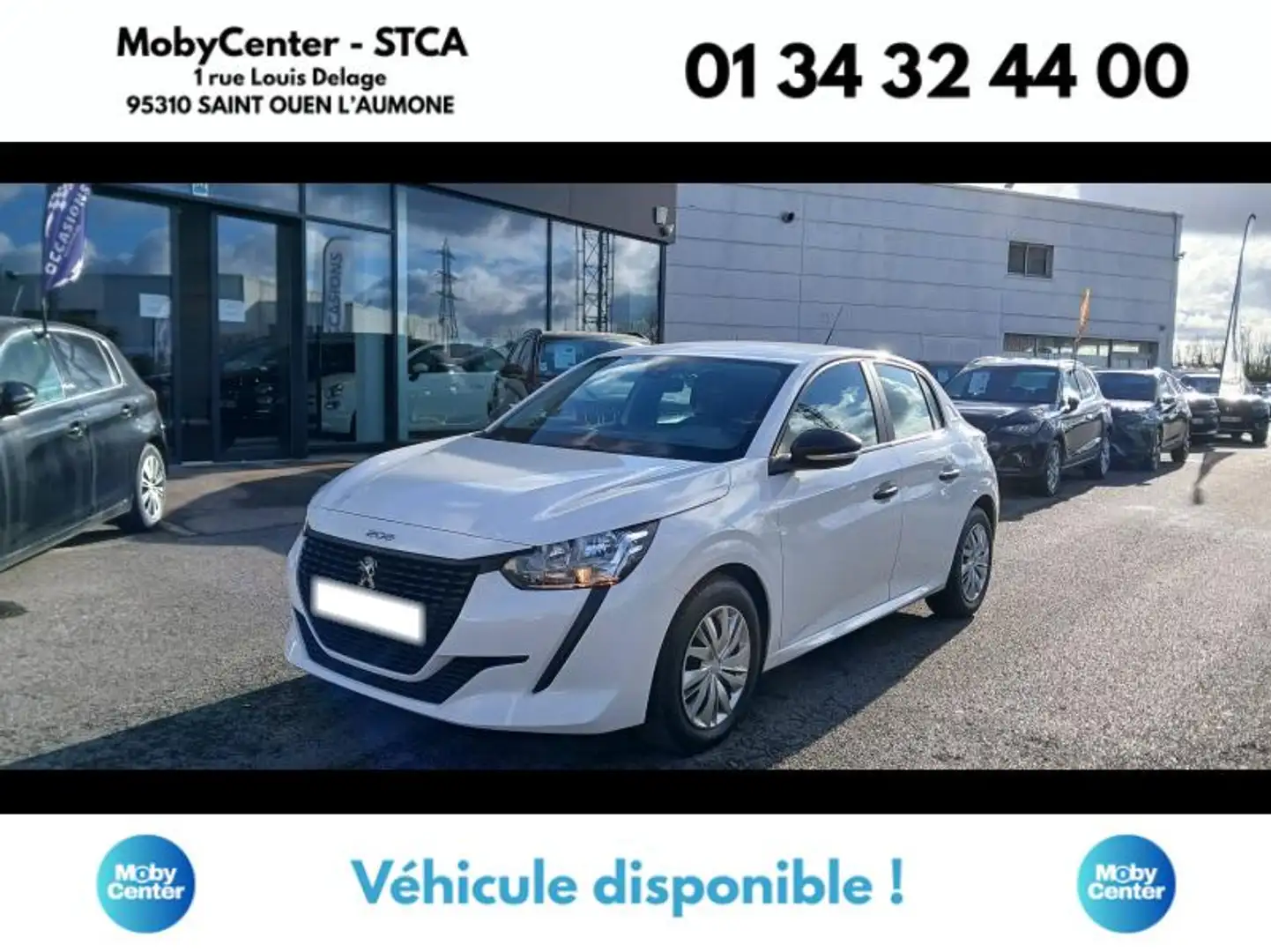 Peugeot 208 1.2 PureTech 75ch S\u0026S Premium Blanc - 1