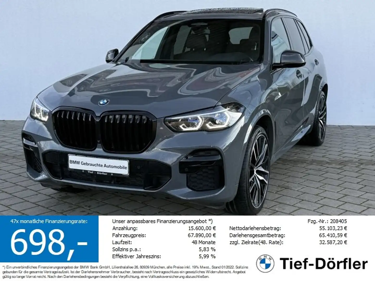 BMW X5 xDrive40d M Sport AHK/GrigioTelesto/MASS/B&W - 1