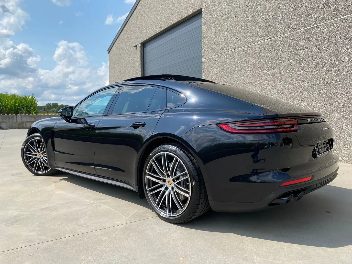 Porsche Panamera Panamera 4 2.9 V6 Turbo PDK - carnet- garantie Zwart - 2