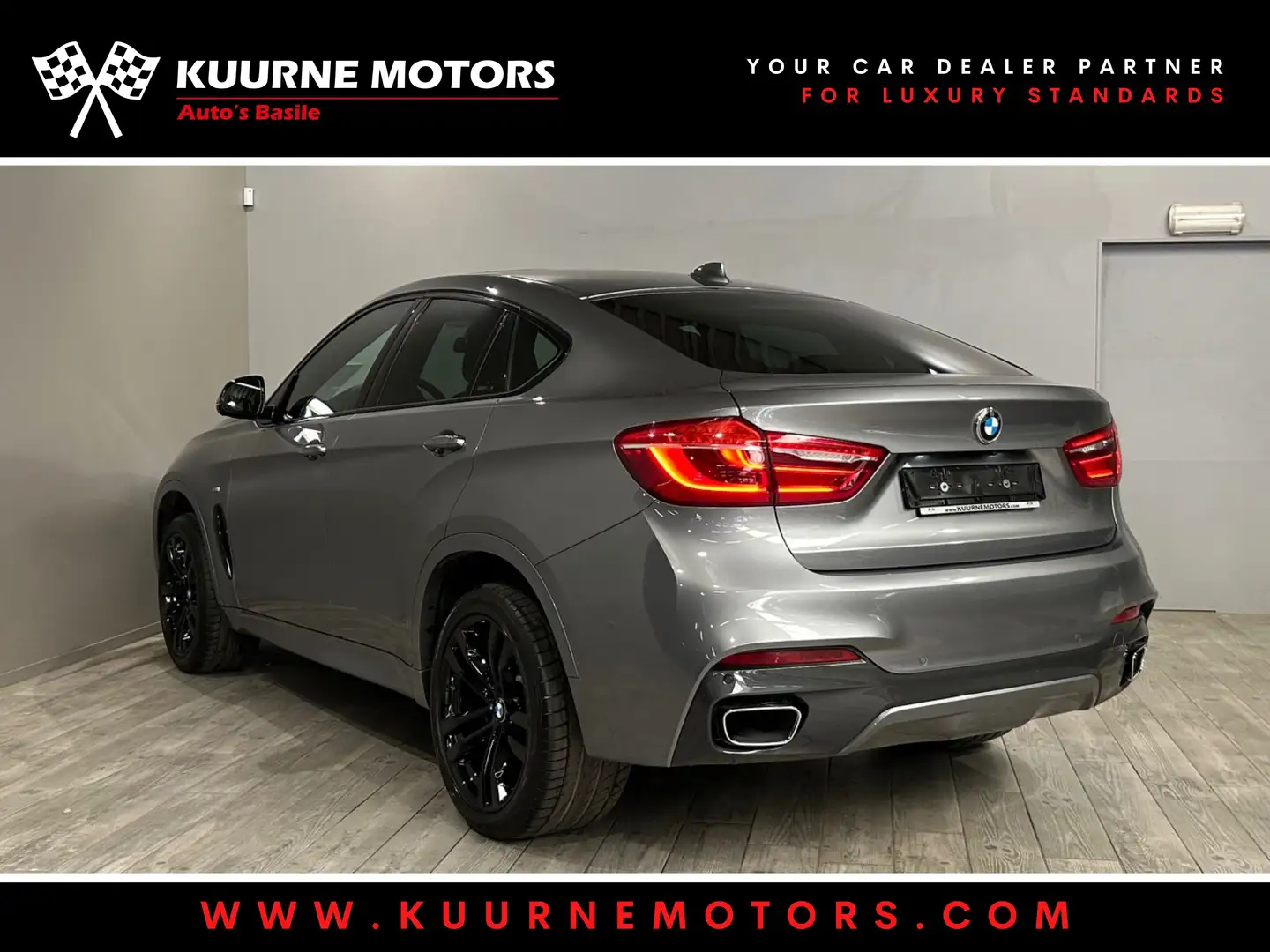 BMW X6 xDrive30dA M Pack Alu20"/OpenDak/Acc *1j garantie* Gris - 2