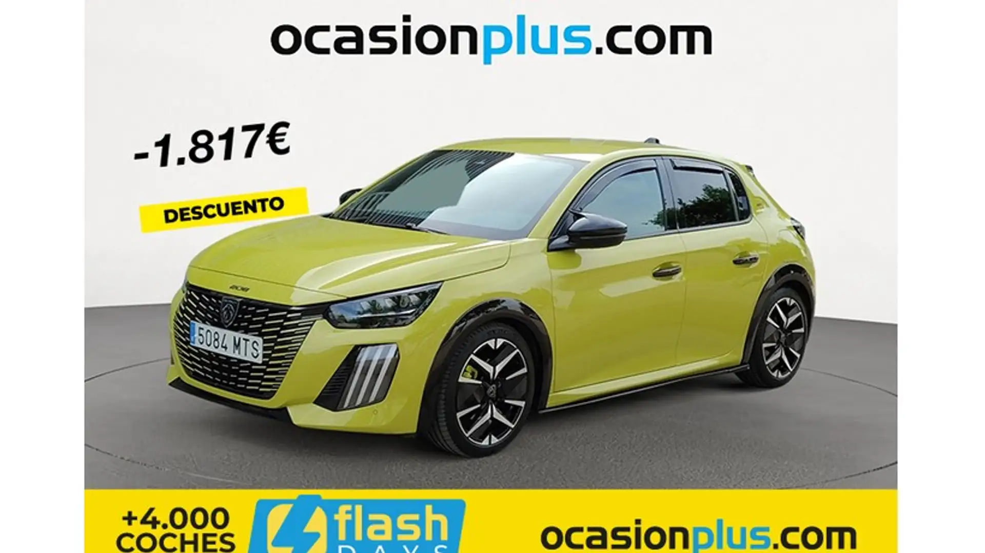 Peugeot 208 1.2 Puretech S&S GT 100 Jaune - 1