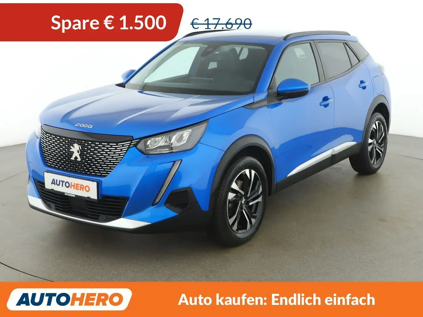 Peugeot 2008 1.2 PureTech Allure Bleu - 1