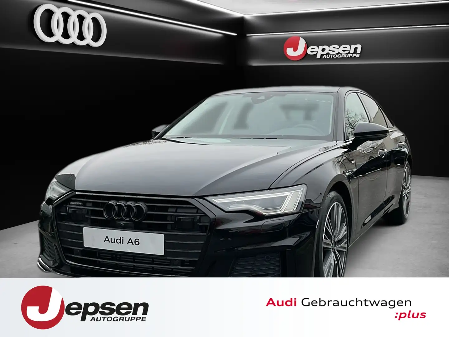 Audi A6 Limousine sport 55 TFSI e qu S tr. PANO AHK Nero - 1