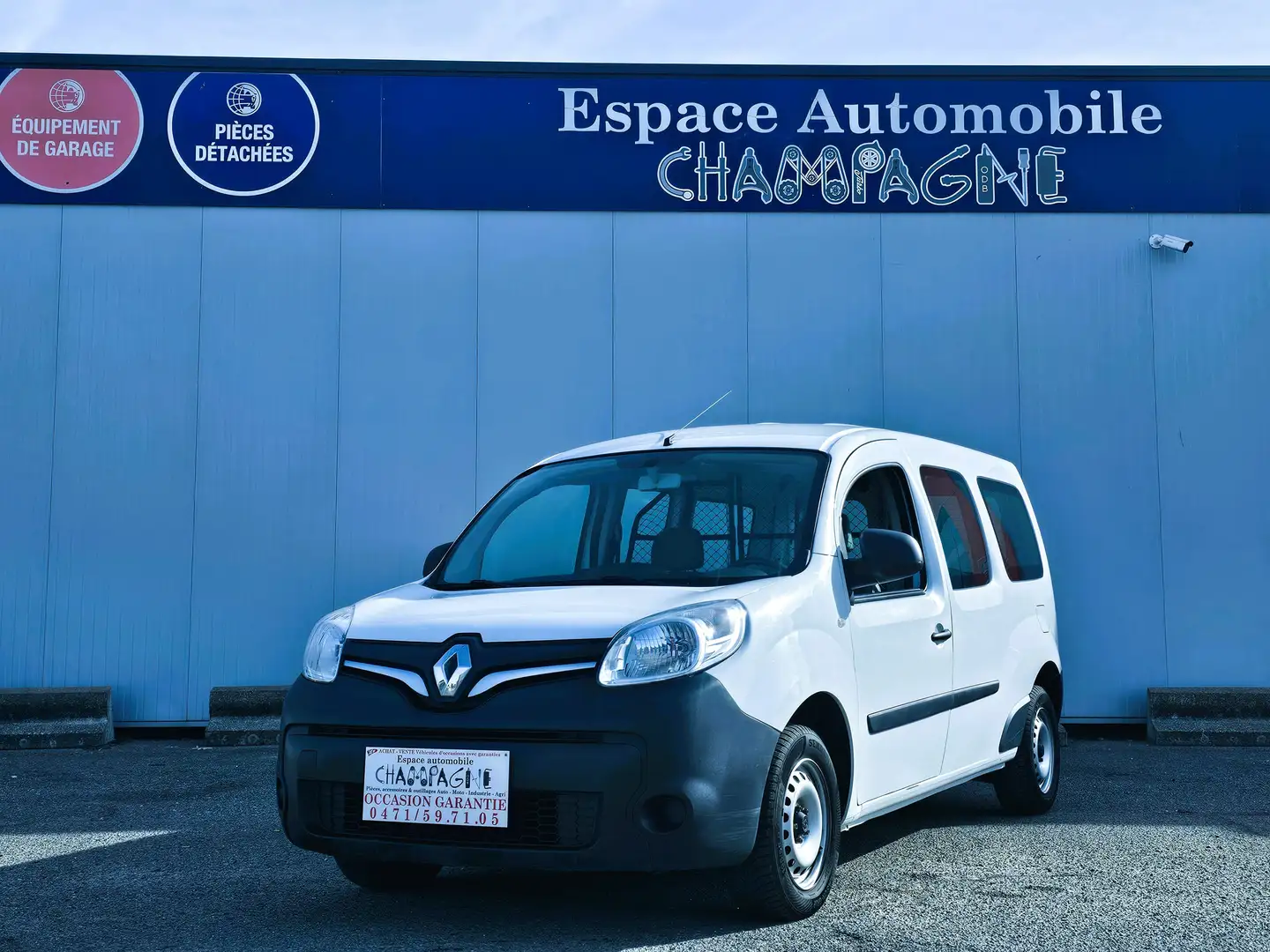 Renault Kangoo MAXI 1.5 Blue dCi EU6 1er PROPR. TVA déductible Blanc - 1