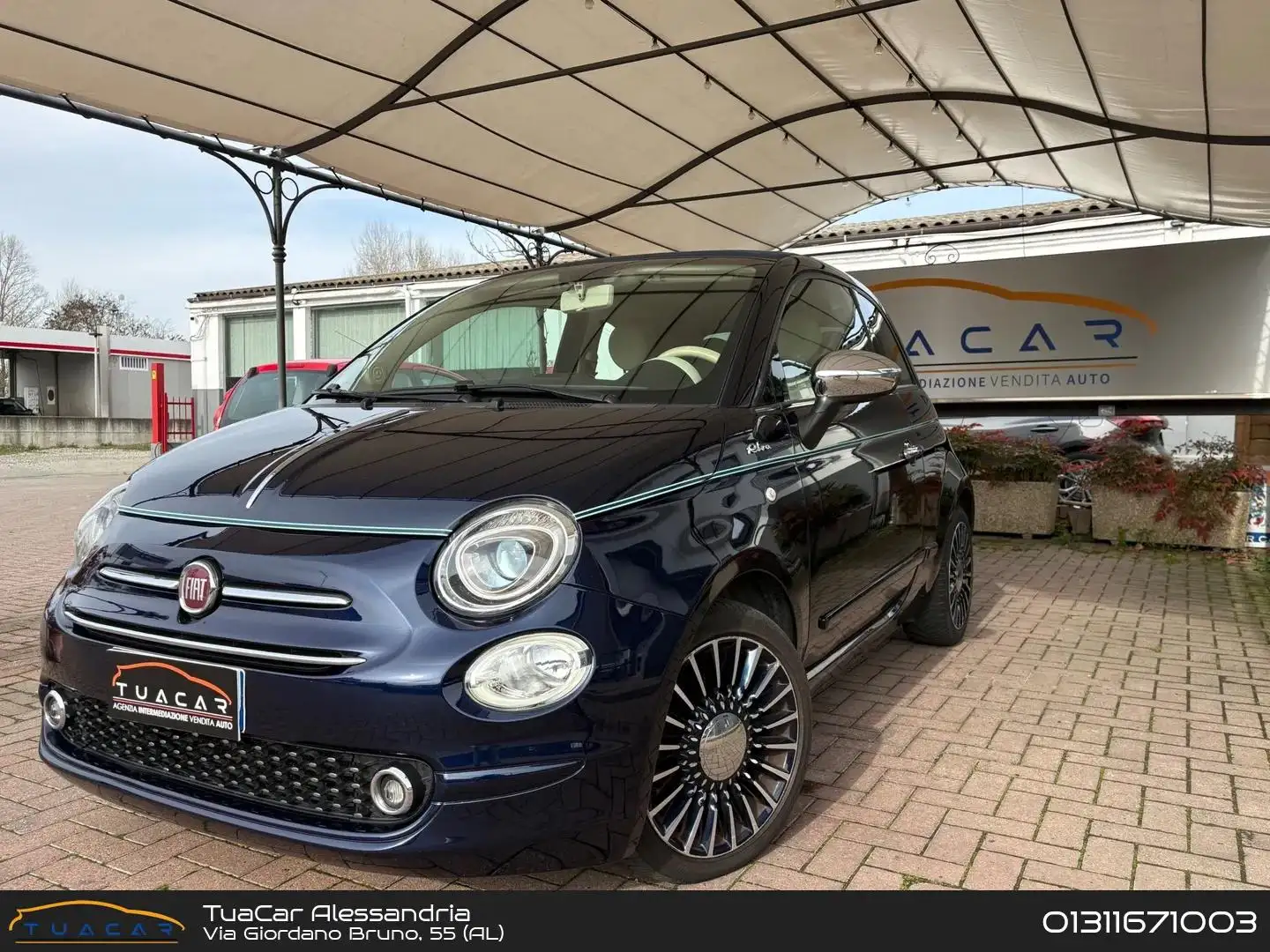 Fiat 500 Riva 1.3 D Multijet Bleu - 1