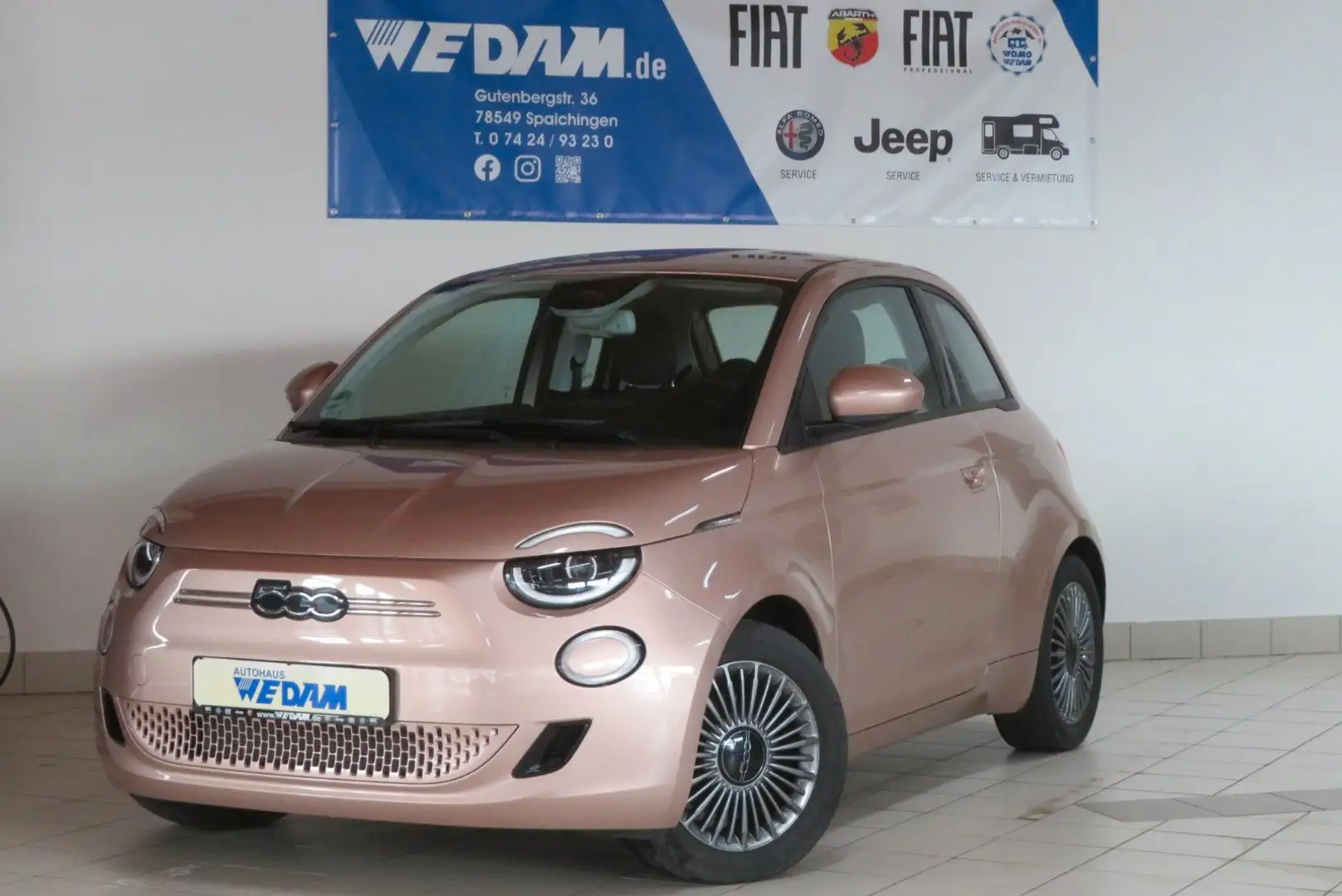 Fiat 500e 3+1 ICON 118PS *LED,Sitzheiz,NAV* Rot - 1