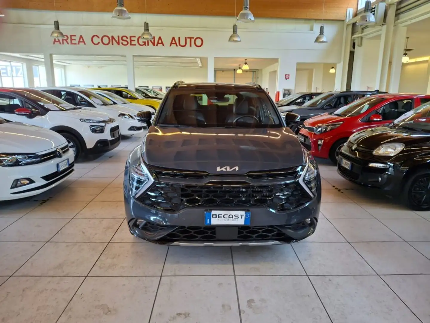 Kia Sportage 1.6 CRDi MHEV AWD DCT GT-line Plus UNICO PROPRIETA Grigio - 2