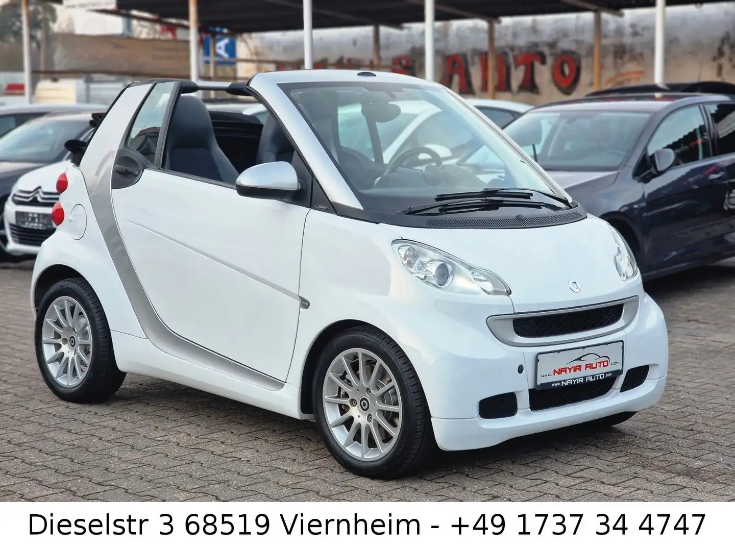 smart forTwo cabrio|Leder|Navi|Sitzheiz|Bluetooth Weiß - 1