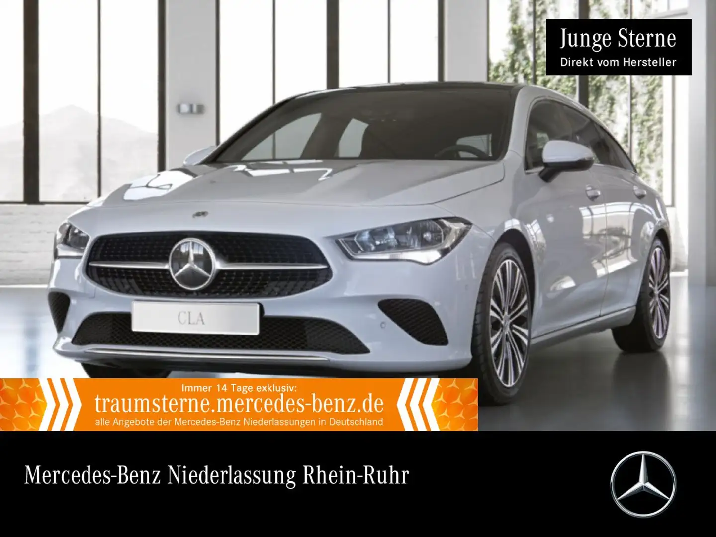 Mercedes-Benz CLA 200 d 4M PROGRESSIVE+PANO+AHK+KAMERA+8G Weiß - 1