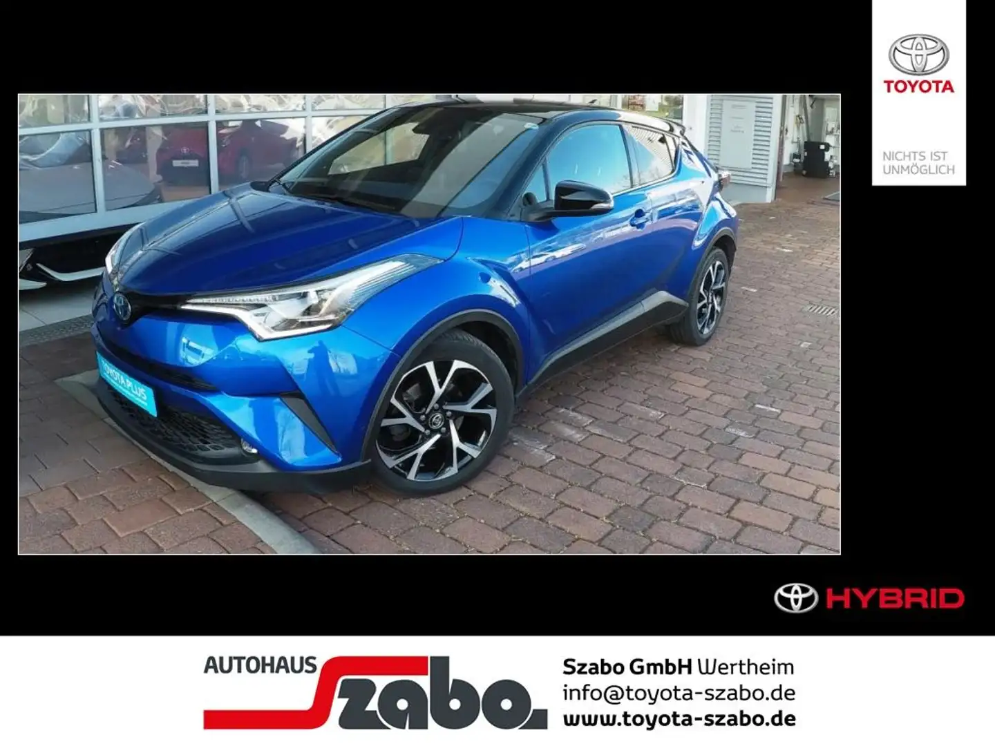 Toyota C-HR Hybrid Style Blauw - 1